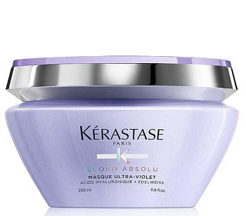 Маска для питания и нейтрализации нежелательного оттенка - Kerastase Blond Absolu Masque Ultra Violet